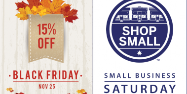 Black Friday / Small Business Saturday – 15% Off Storewide!